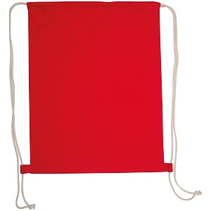 ECO Tex certified Gymbag from environmentally friendly cotton (140g/m)