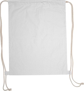 ECO Tex certified Gymbag from environmentally friendly cotton (140g/m)