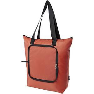 EcoFold RPET foldable tote cooler bag 15L, brick