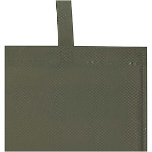 EcoSeal GRS recycled nonwoven convention tote bag 6L, forest green