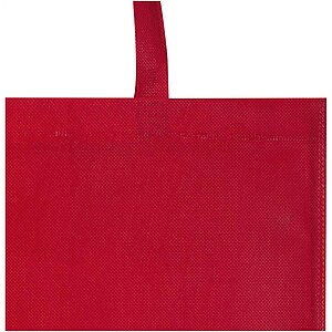 EcoSeal GRS recycled nonwoven convention tote bag 6L, red