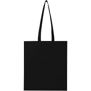 EcoSeal GRS recycled nonwoven convention tote bag 6L, solid black