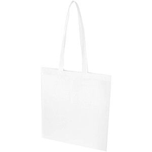 EcoSeal GRS recycled nonwoven convention tote bag 6L, white
