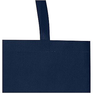 EcoSeal GRS recycled nonwoven gusset tote bag 12L, navy