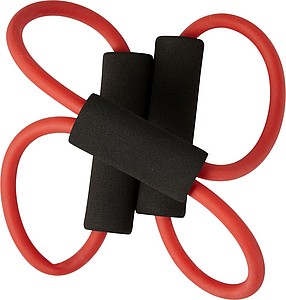 Elastic fitness training strap