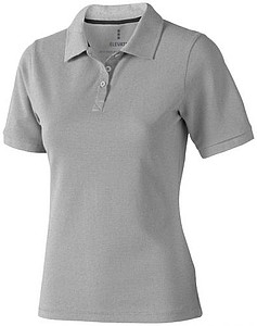 Elevate Calgary Ladies Polo, grey heather S