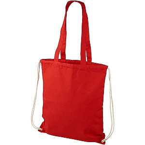 Eliza 240 g/m2 cotton drawstring backpack