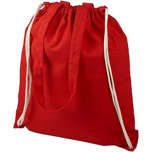 Eliza 240 g/m2 cotton drawstring backpack