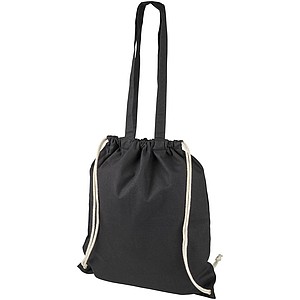 Eliza 240 g/m2 cotton drawstring backpack
