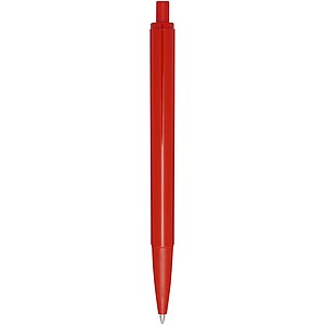 Elsa recycled plastic ballpoint pen (blue ink), red