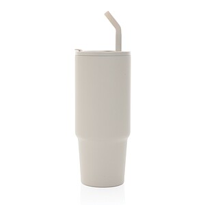 Embrace deluxe RCS recycled stainless steel tumbler 900ml, beige
