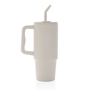 Embrace deluxe RCS recycled stainless steel tumbler 900ml, beige