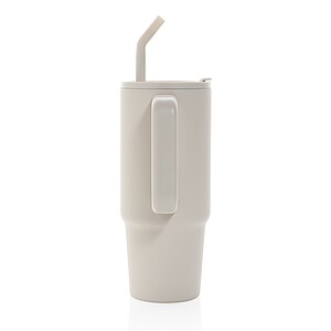 Embrace deluxe RCS recycled stainless steel tumbler 900ml, beige