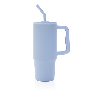 Embrace deluxe RCS recycled stainless steel tumbler 900ml, light blue