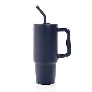 Embrace deluxe RCS recycled stainless steel tumbler 900ml, navy