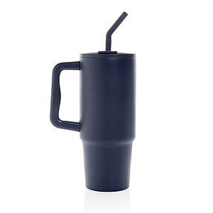 Embrace deluxe RCS recycled stainless steel tumbler 900ml, navy