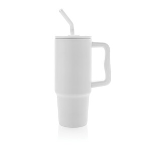 Embrace deluxe RCS recycled stainless steel tumbler 900ml, white