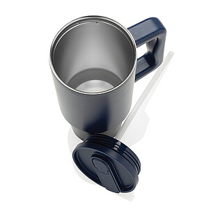 Embrace Leakproof RCS recycled stainless steel tumbler 900ml, navy blue