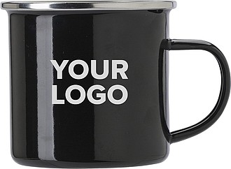 Enamel drinking mug (350 ml)