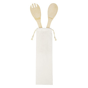 Endiv bamboo salad spoon and fork