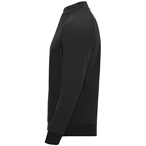Epiro long sleeve kids quarter zip sweatshirt, black, size 10