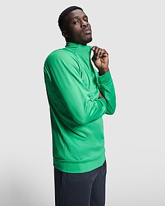 Epiro long sleeve kids quarter zip sweatshirt, fluor green, size 10