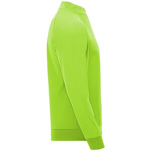 Epiro long sleeve kids quarter zip sweatshirt, fluor green, size 10