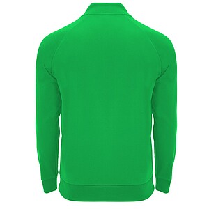 Epiro long sleeve kids quarter zip sweatshirt, green fern, size 10
