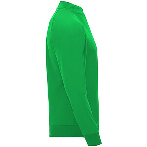Epiro long sleeve kids quarter zip sweatshirt, green fern, size 10