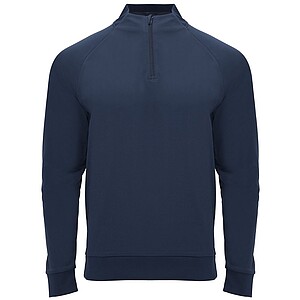 Epiro long sleeve kids quarter zip sweatshirt, navy blue, size 10