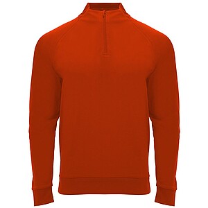 Epiro long sleeve kids quarter zip sweatshirt, red, size 10
