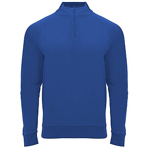 Epiro long sleeve kids quarter zip sweatshirt, royal blue, size 10