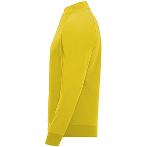Epiro long sleeve kids quarter zip sweatshirt, yellow, size 14