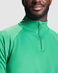 Epiro long sleeve unisex quarter zip sweatshirt, navy blue, size M