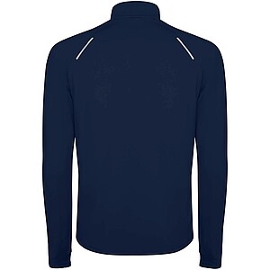 Estambul long sleeve mens half zip sweatshirt, navy