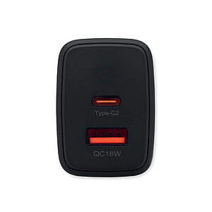 EU 2-pole wall adapter/charger