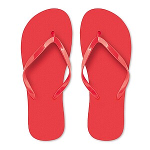 EVA beach slippers L, red