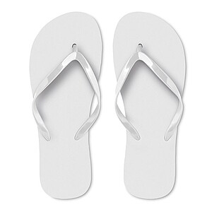 EVA beach slippers L, white