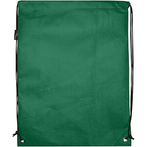 Evergreen GRS recycled non-woven drawstring bag 5L, green