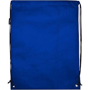 Evergreen GRS recycled non-woven drawstring bag 5L, royal blue