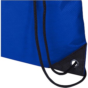 Evergreen GRS recycled non-woven drawstring bag 5L, royal blue