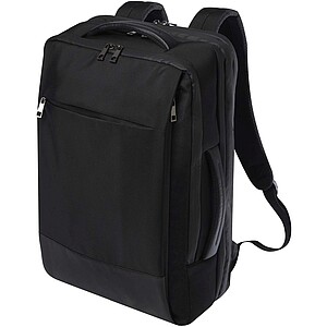 Expedition Pro 17" GRS recycled expandable laptop backpack 35L, solid black