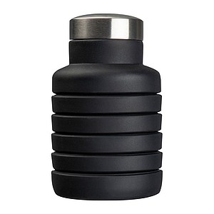 Extandable silicone drinking bottle