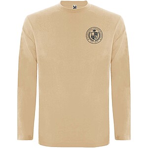 Extreme long sleeve mens t-shirt, sand