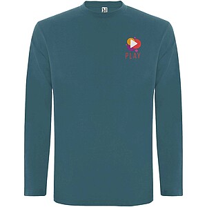Extreme long sleeve mens t-shirt, storm blue