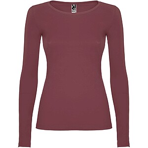 Extreme long sleeve womens t-shirt, berry red