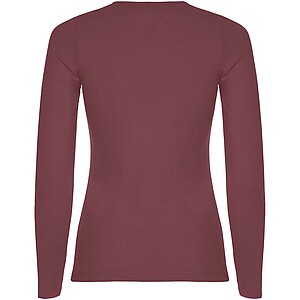 Extreme long sleeve womens t-shirt, berry red