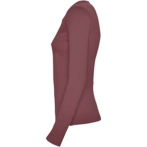 Extreme long sleeve womens t-shirt, berry red