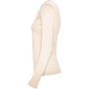 Extreme long sleeve womens t-shirt, sand