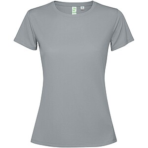 Extreme short sleeve womens t-shirt, hale blue